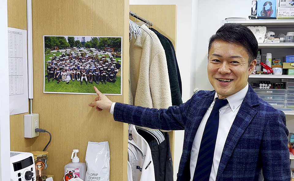 社員総会での集合写真